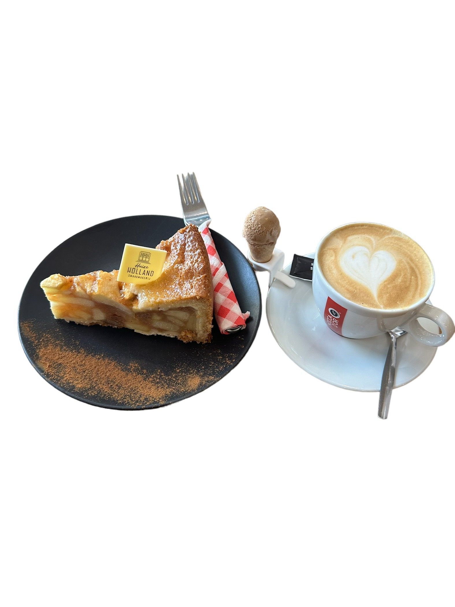 Koffie met appelgebak image