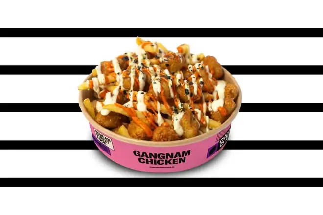 Chicken over fries image