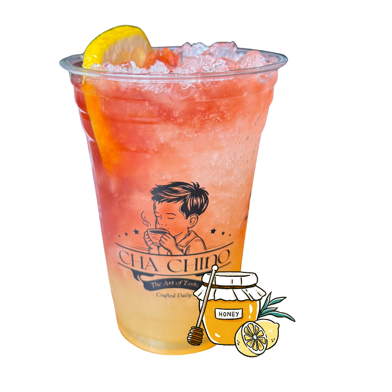 Rose Tea Honey Lemon Soda image
