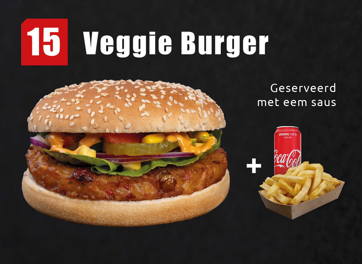 Menu-15 Veggie Burger image