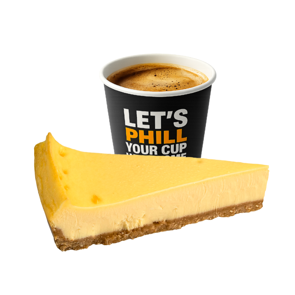 PhillsCheesecake + Hot Drink image