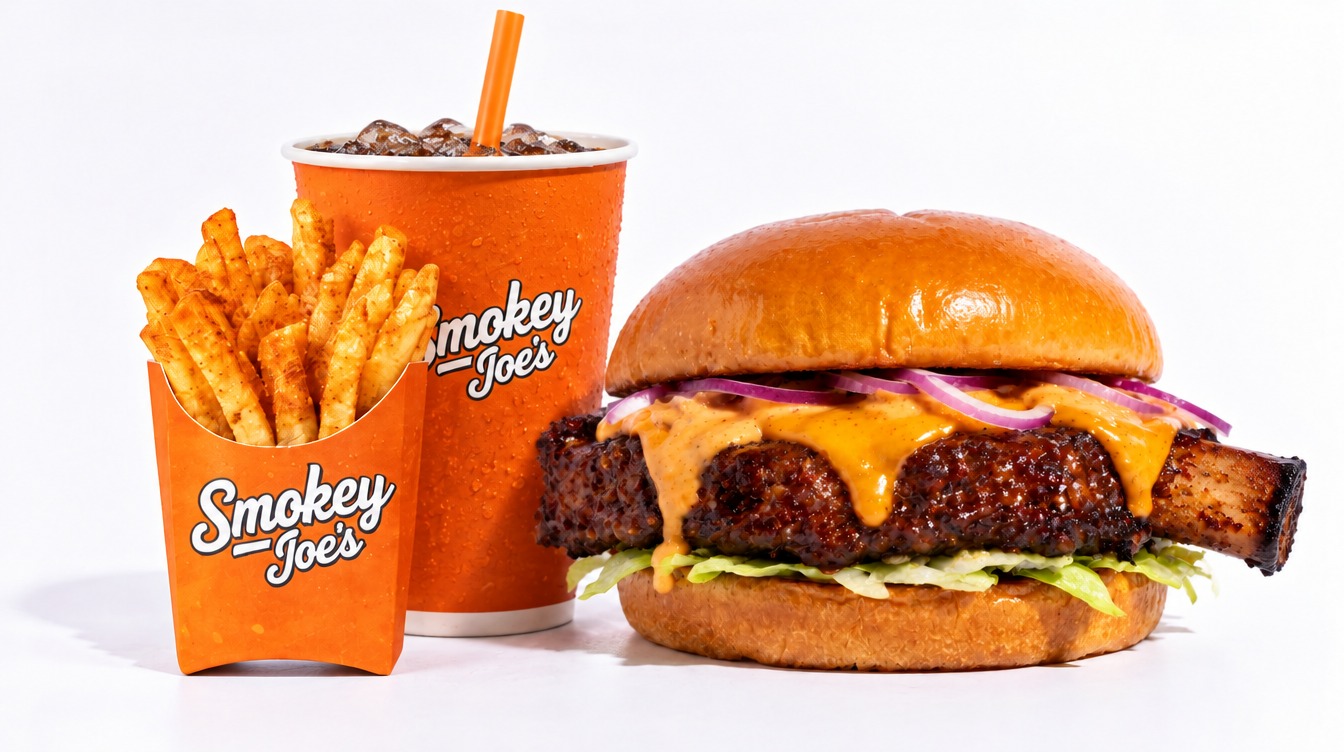 Short ribs burger menu image