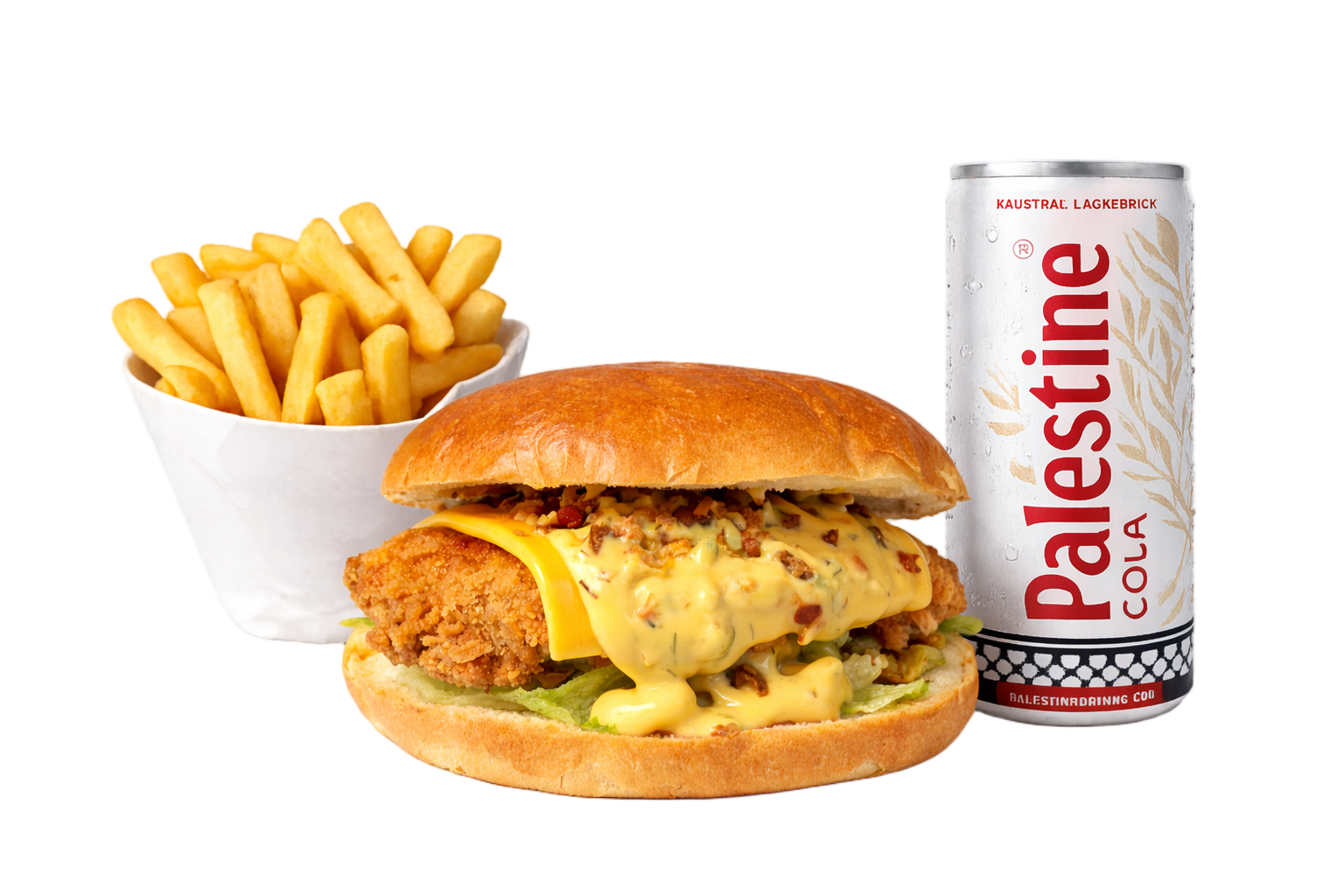 Crispy burger menu image
