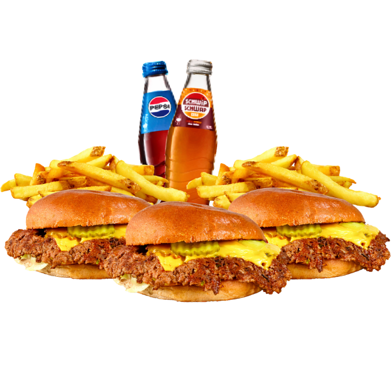 Triple Smashburger Menü image