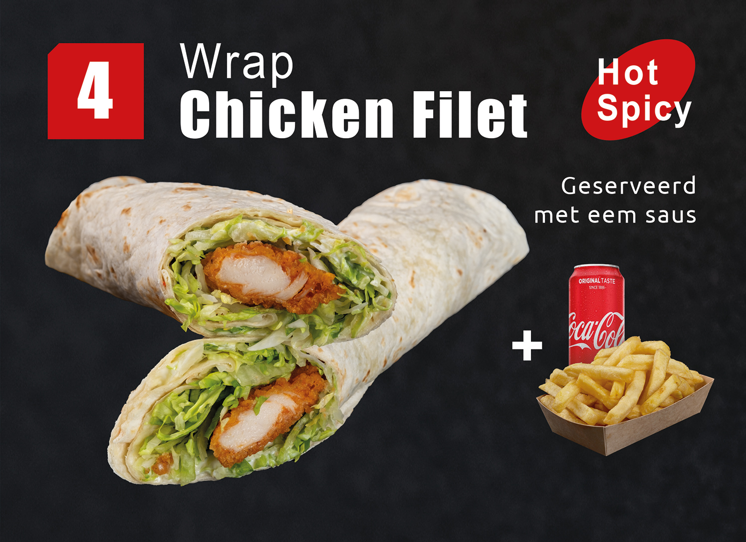 Menu-4 Wrap Chicken Filet image