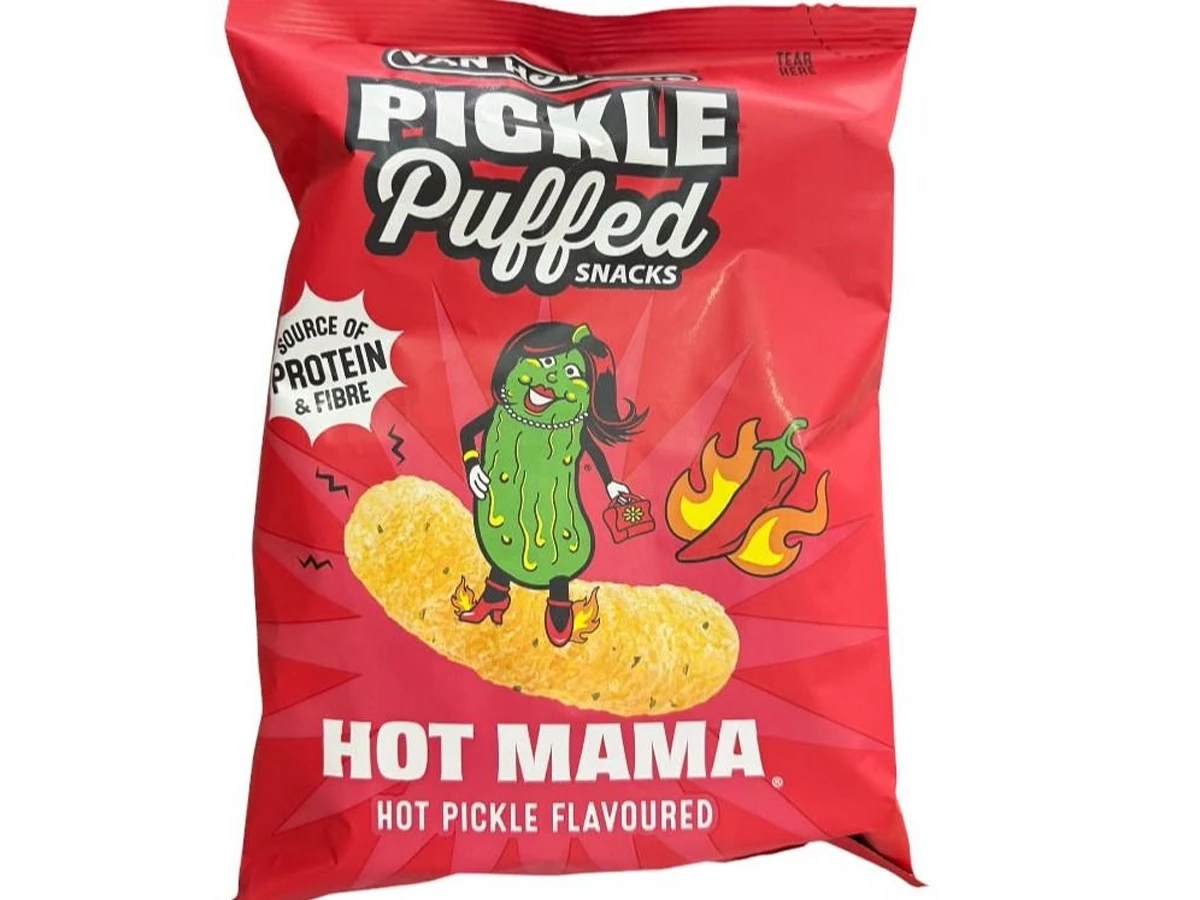 Pickle puffed hot mama image