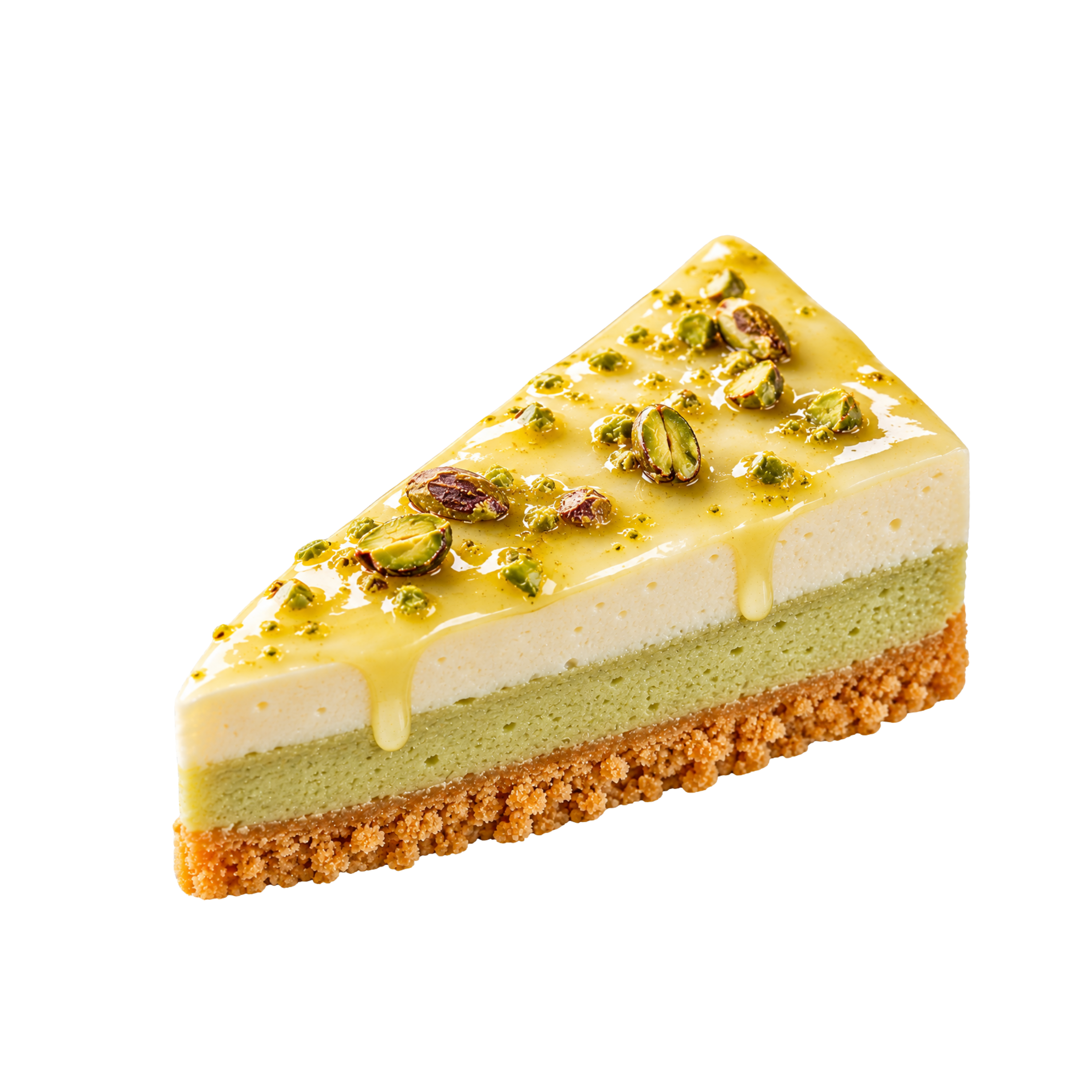Pistache vanille taart image