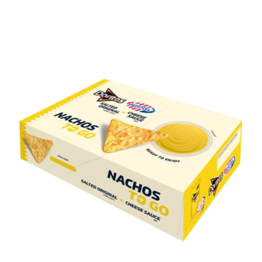 Doritos Nacho to Go Salted & Jimmy's Cheese Sauce image