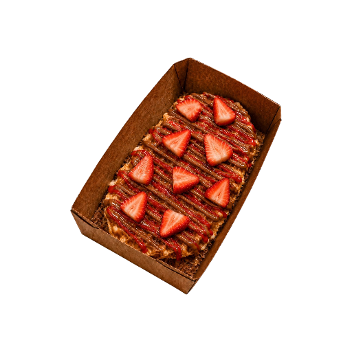 Strawberry Croffle image