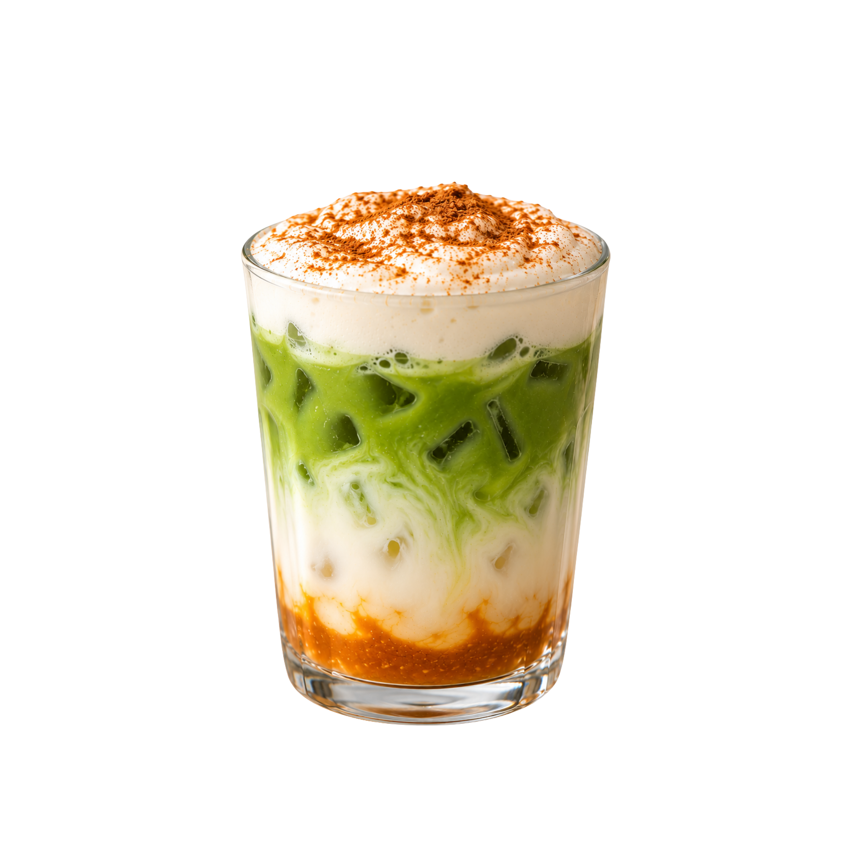 Iced Matcha pumpkin spice image