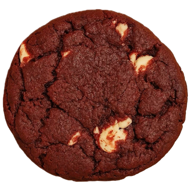 Red velvet & white chocolate Cookie image
