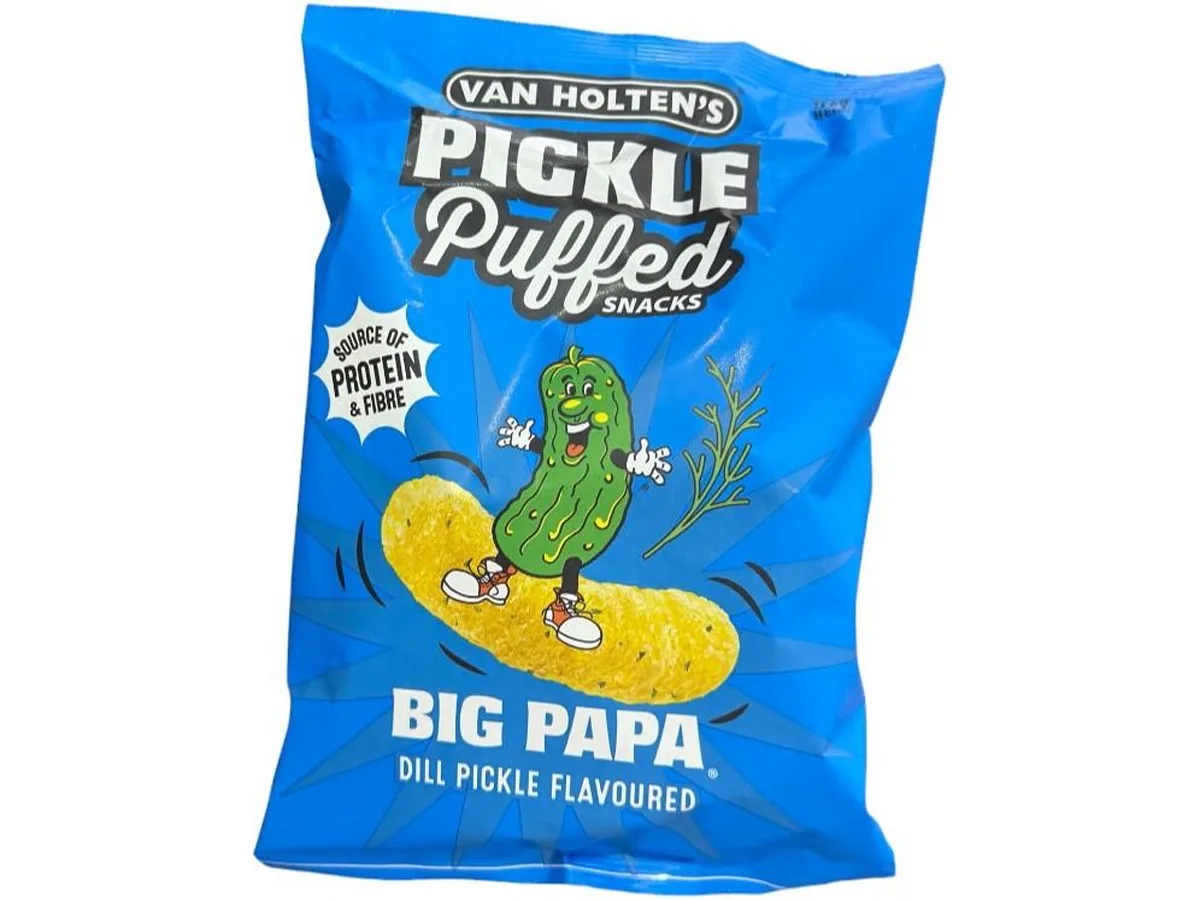 Pickle puffed chips big papa image