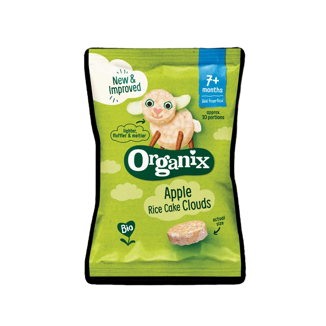 Organix apple rice cookie image
