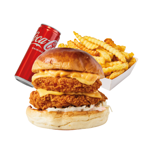 Make it a combo: Double Nashville Chicken Cheeseburger image