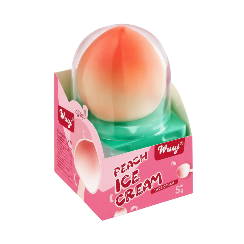 Viral Peach Ice Cream image