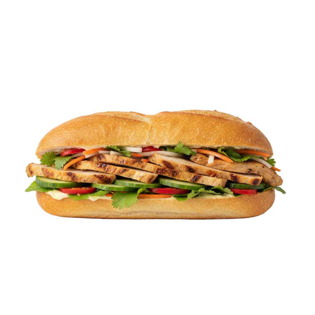 Lemongrass Chicken Bánh Mì image