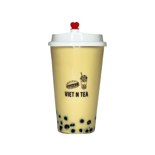 Peach milk tea image