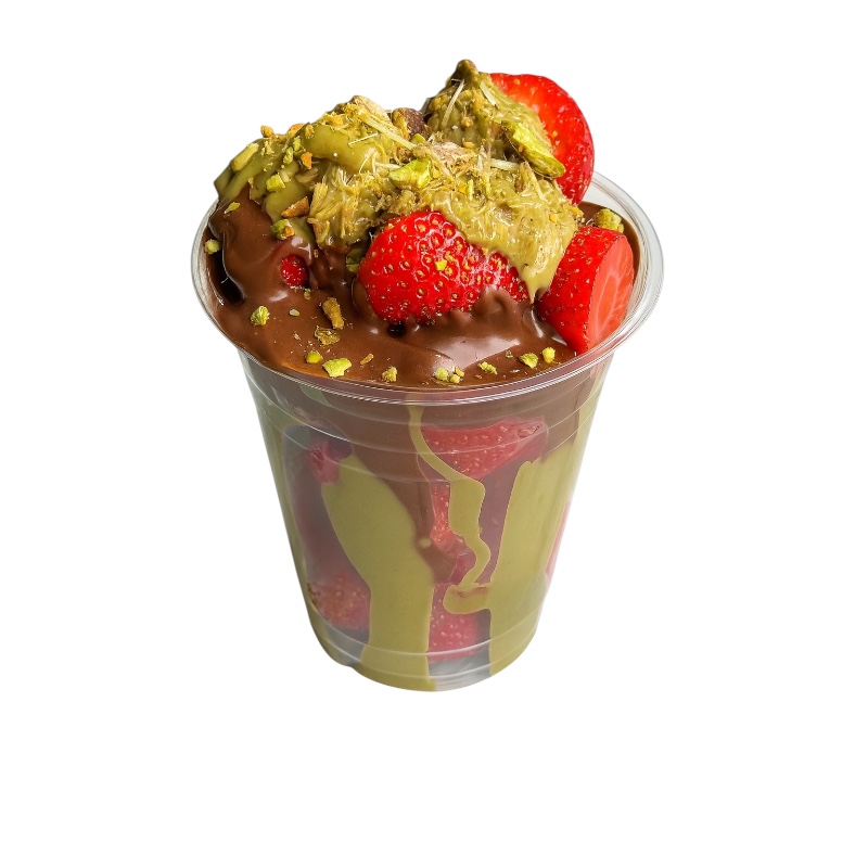 Dubai Chocolate Strawberry Cup image