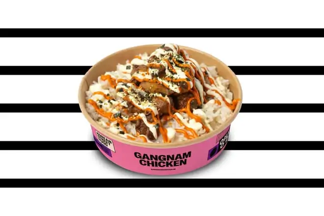 Chicken over rice image
