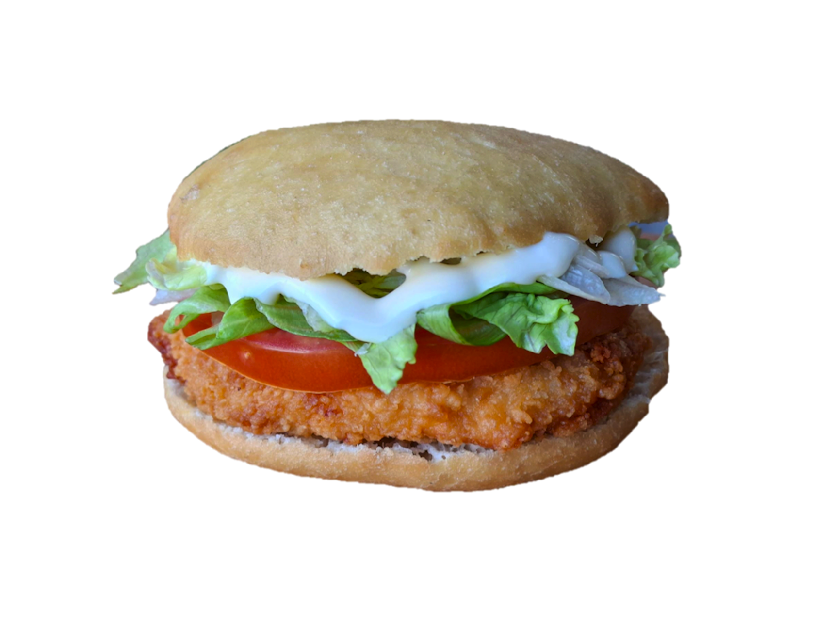 Crispy Chicken Johnny Cake Burger image
