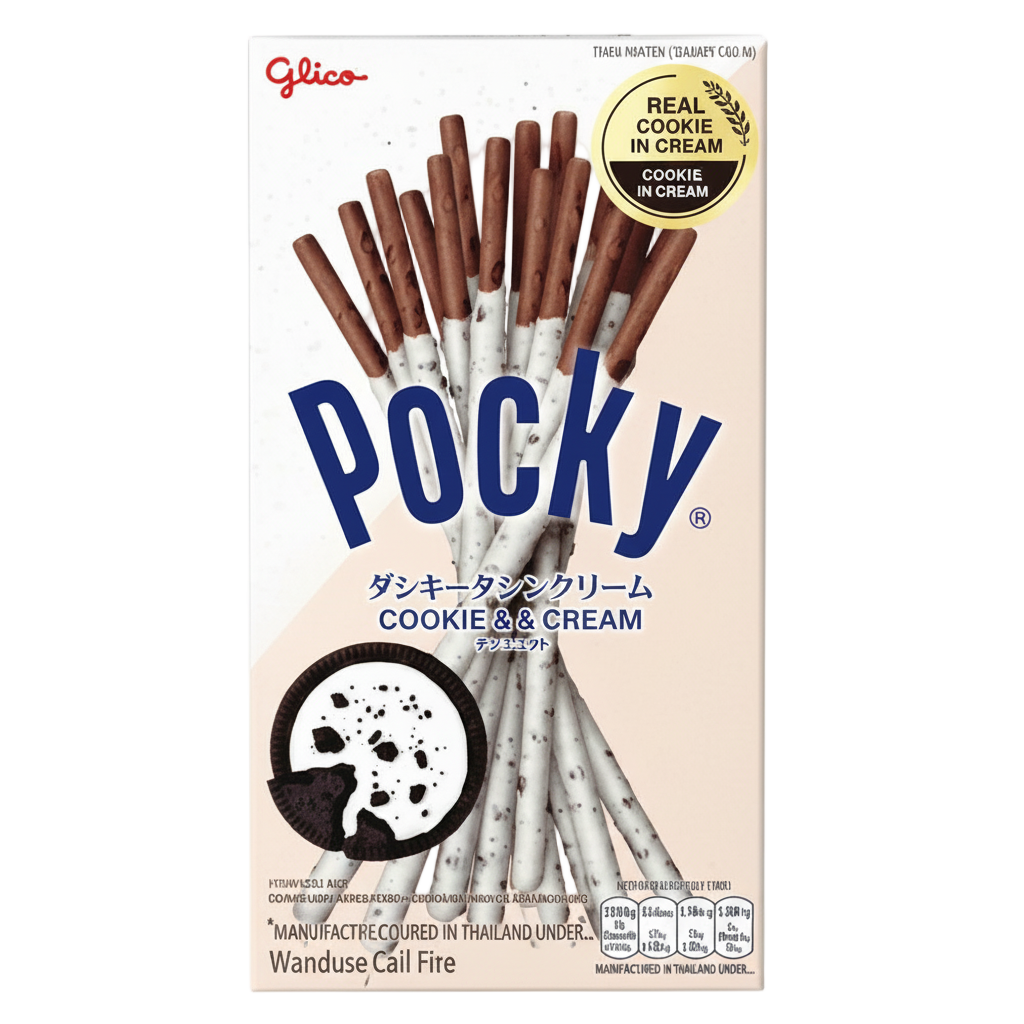 Pocky cookies and cream 40 gram image