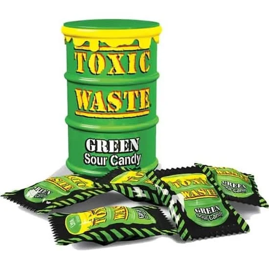 Toxic waste green image