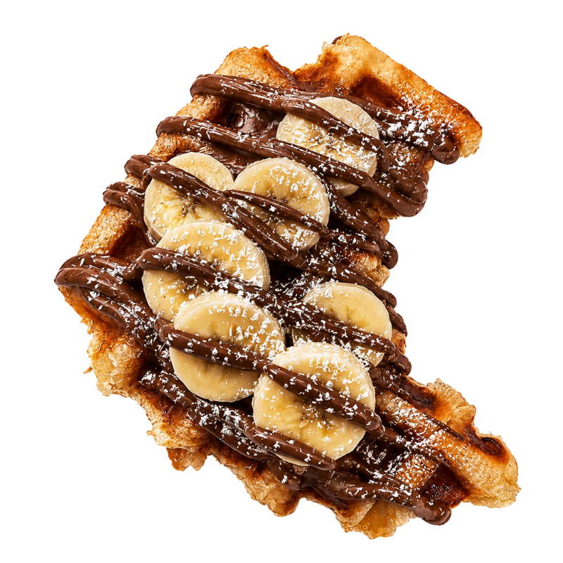 Croffle mit Bananen & Nutella image