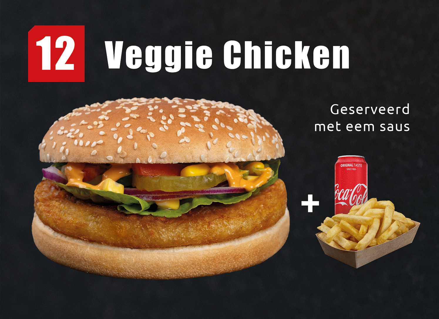 Menu-12 Veggie Chicken Burger image