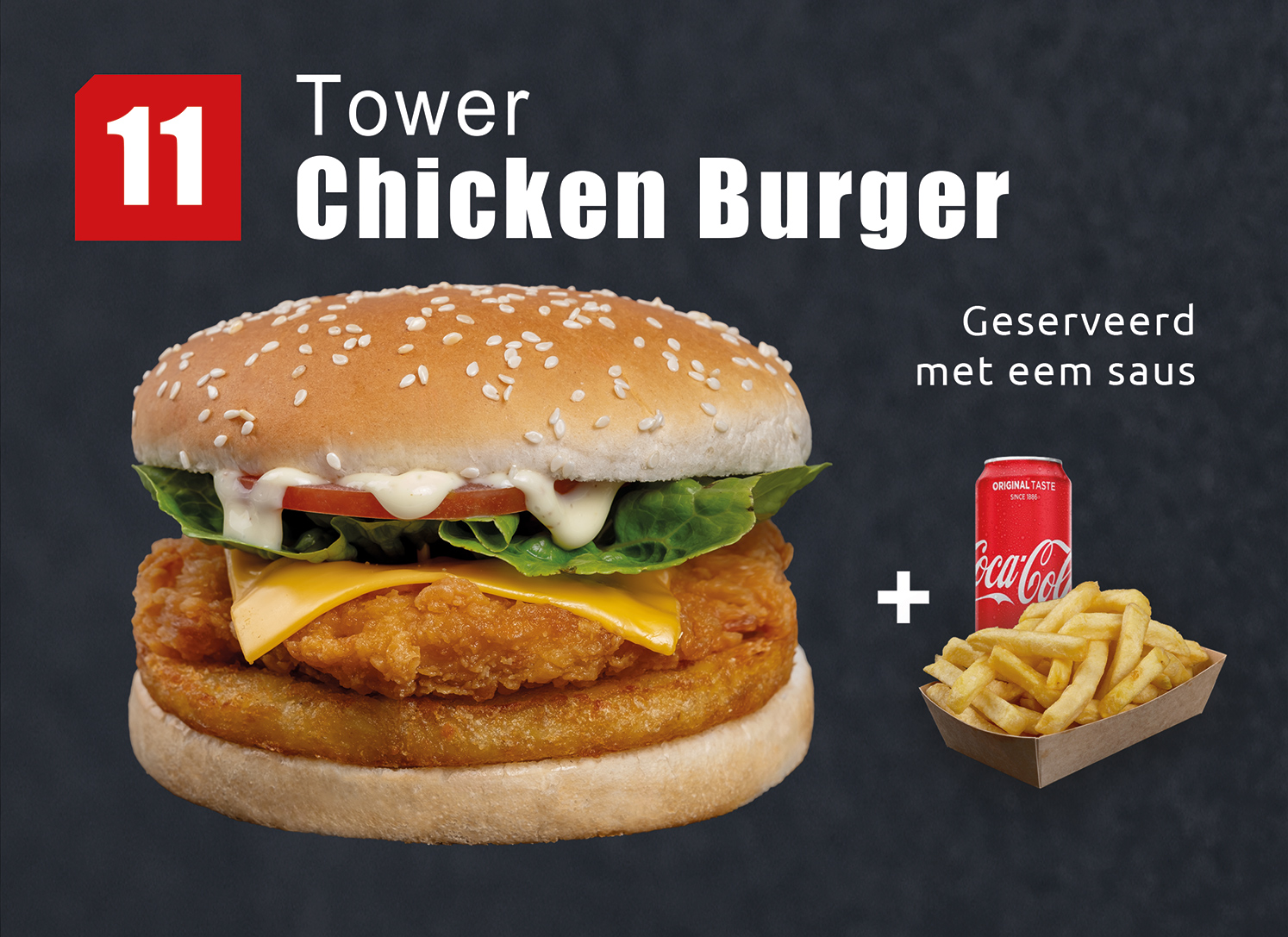 Menu-11 Tower Chicken Burger image