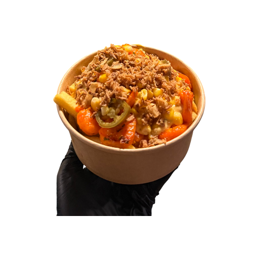 Tijgergarnaal loaded fries image