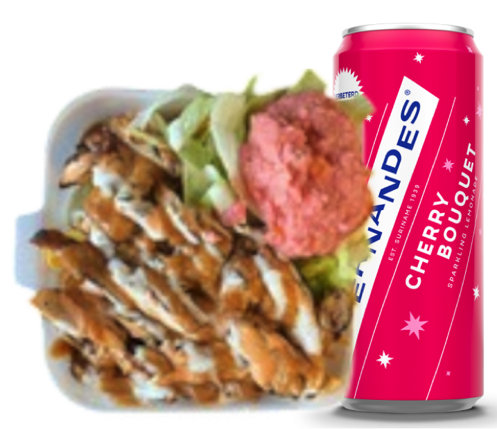 Chicken Klein met Drankje image