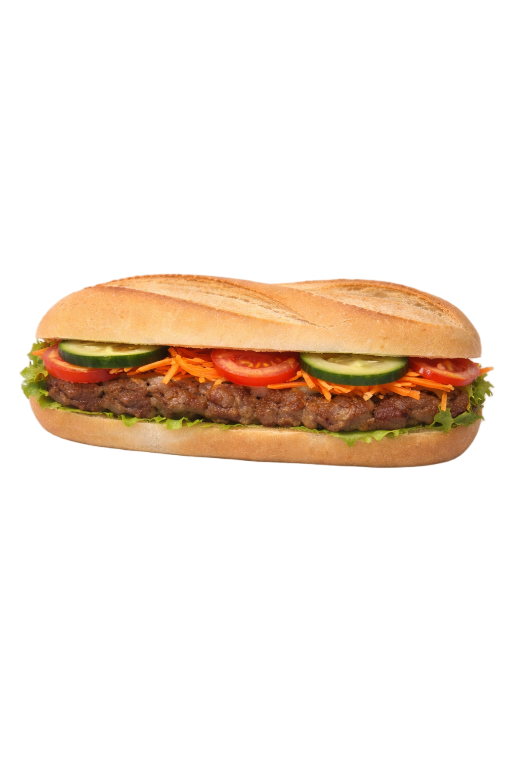 Broodje Hamburger met groenten image
