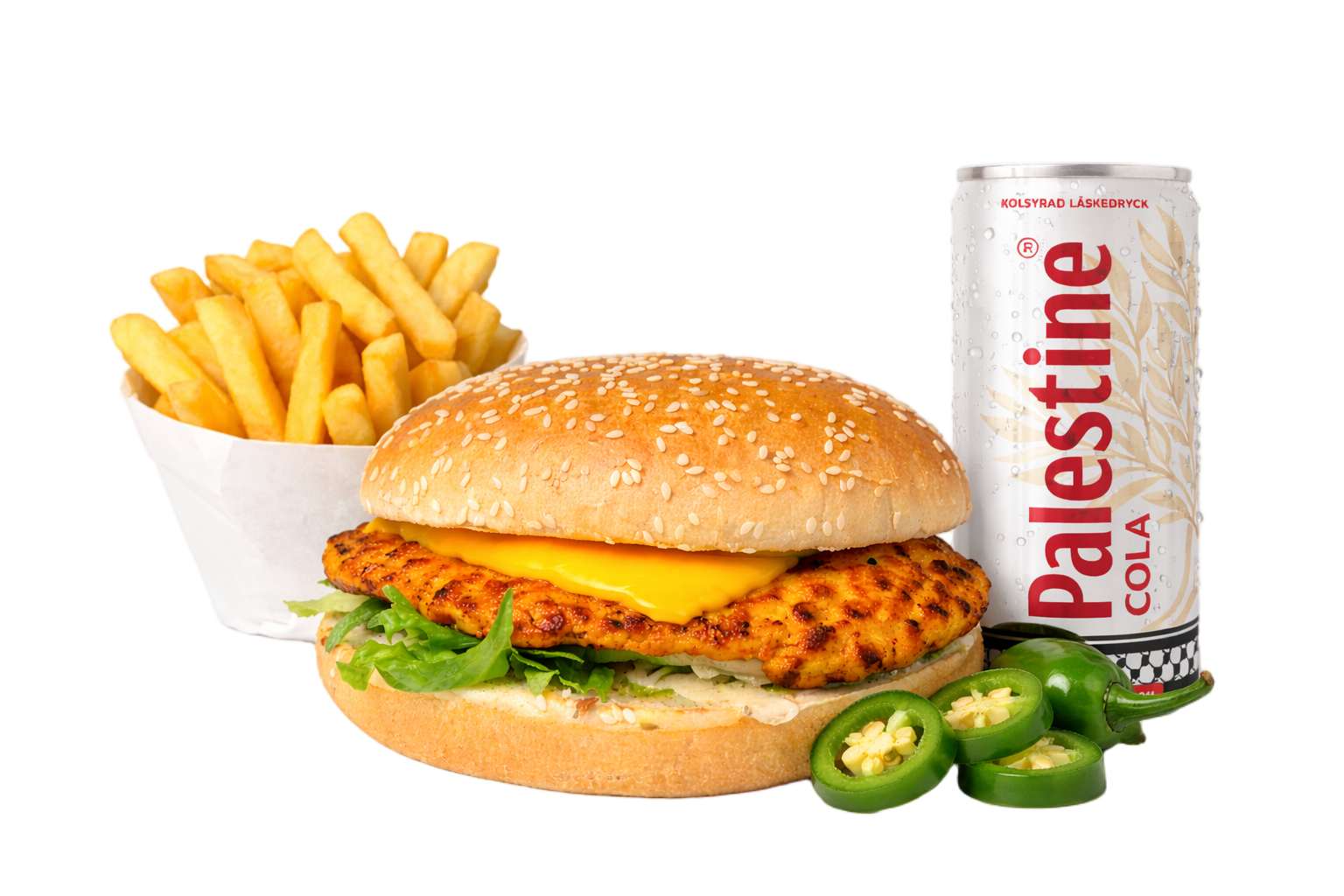 Bidoe spicy burger menu image