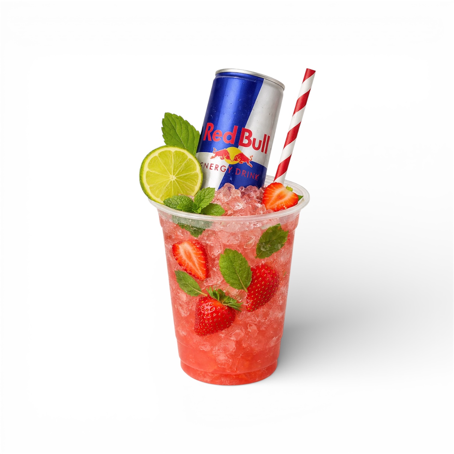 Strawberry Red Bull Mojito image