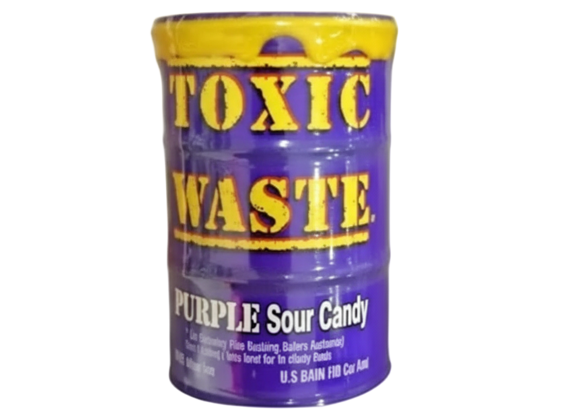 Toxic waste purple image
