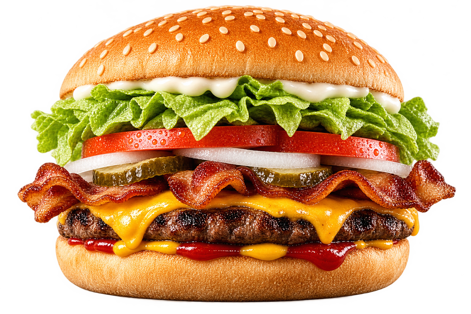 Bacon & Cheese Burger image