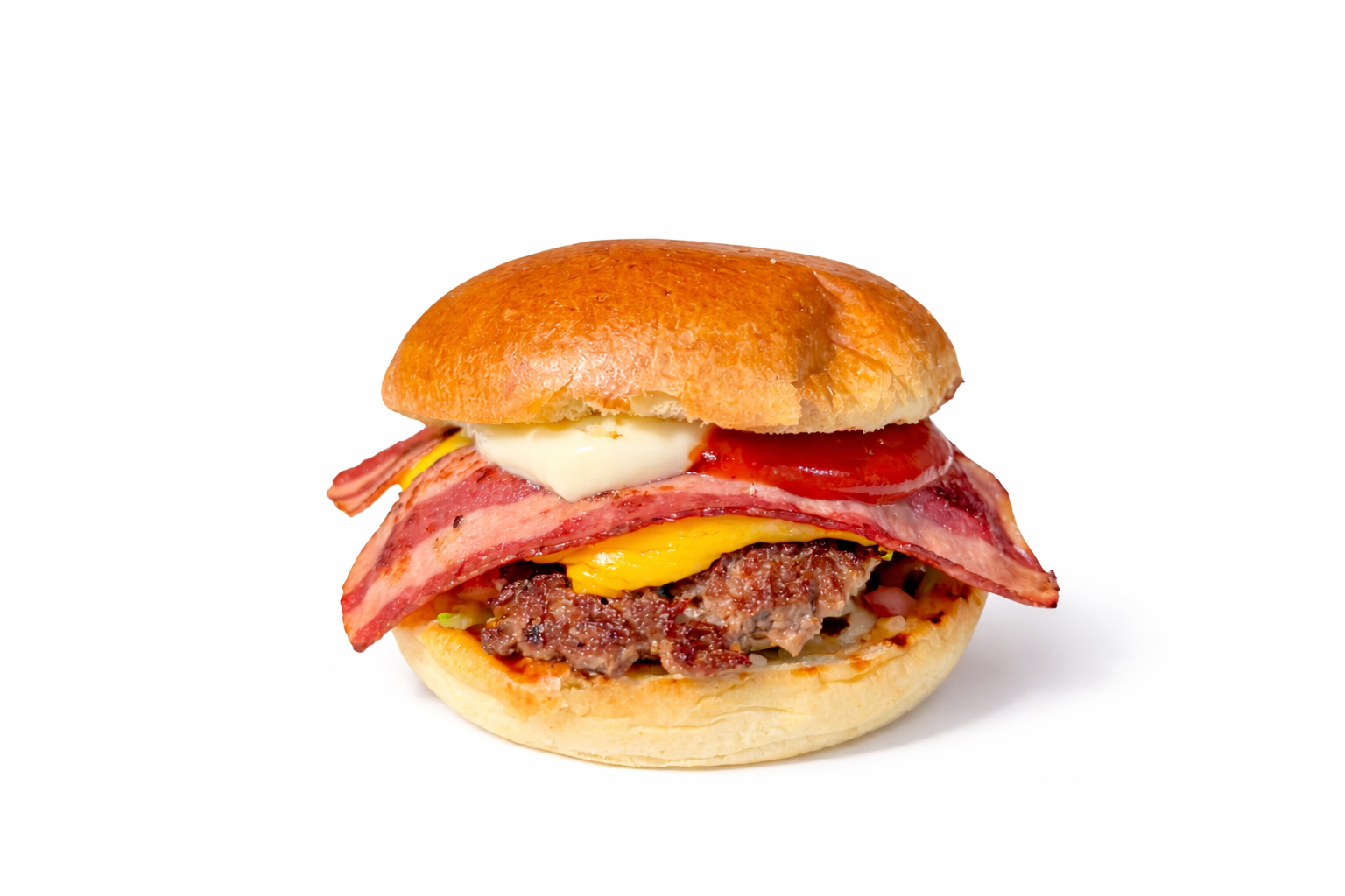 Spicy smash burger image
