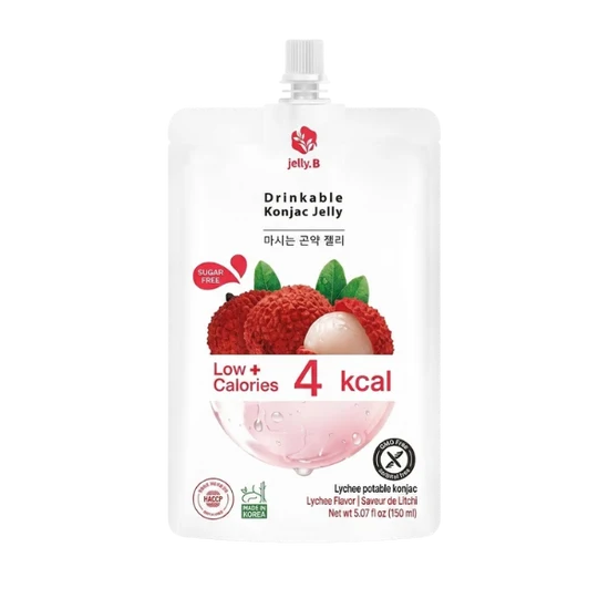 Drinkable Konjac Jelly Lychee – 4 kcal image