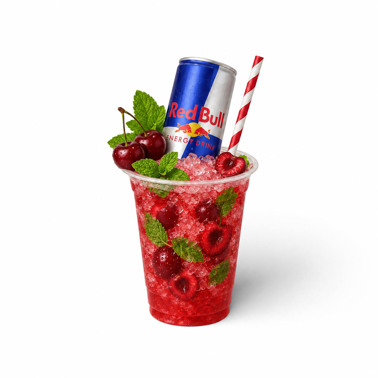 Cherry Red Bull Mojito image