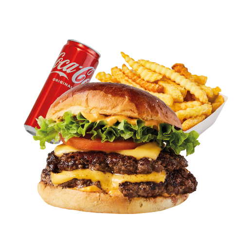 Make it a combo: Double cheese burger image