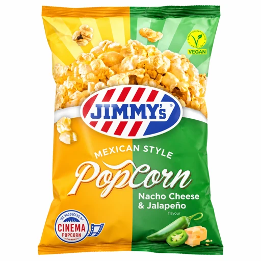 Jimmy's Mexican Style Popcorn - Nacho Cheese & Jalapeño image