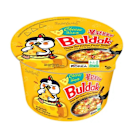 Buldak ramen noodles cheese bowl image