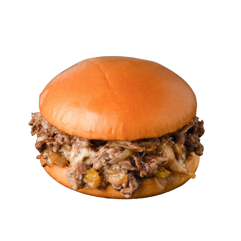 Philly cheese steak Burger image