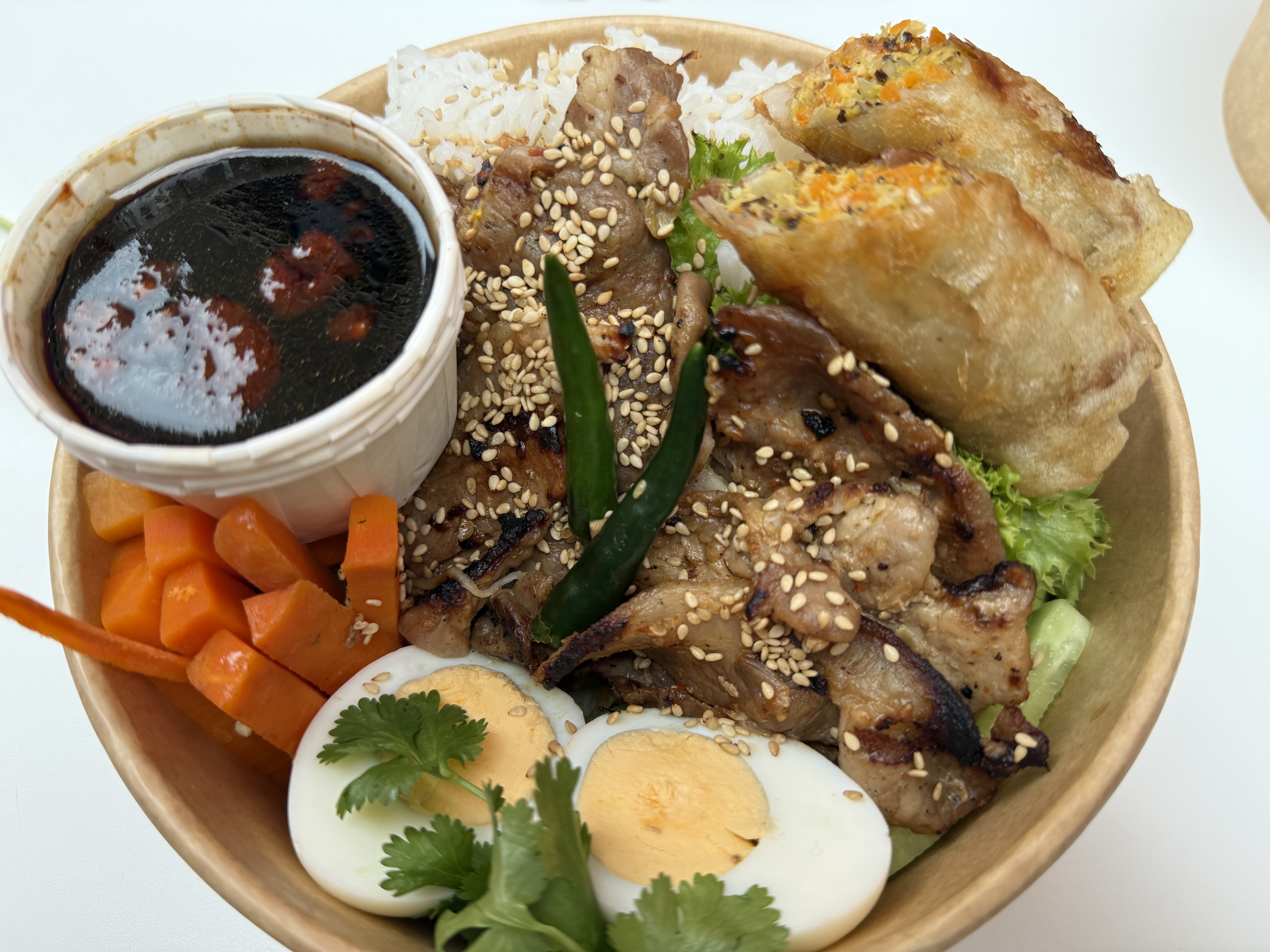 Mihoen met loempias (bún chả giò) image