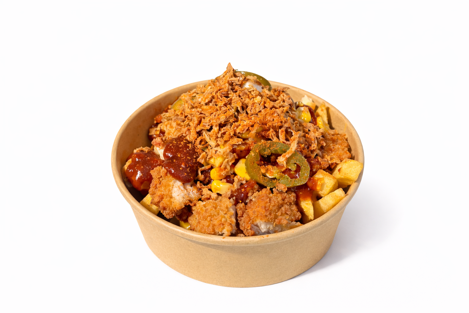 BBQ Chicken loaded fries image
