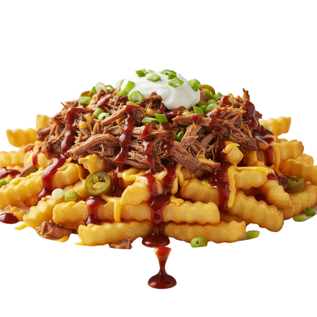 Loaded Fries Messy pulled beef image