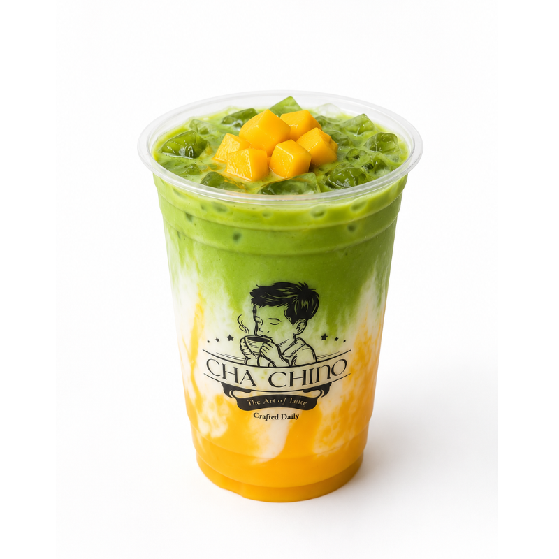 Matcha Mango Latte image