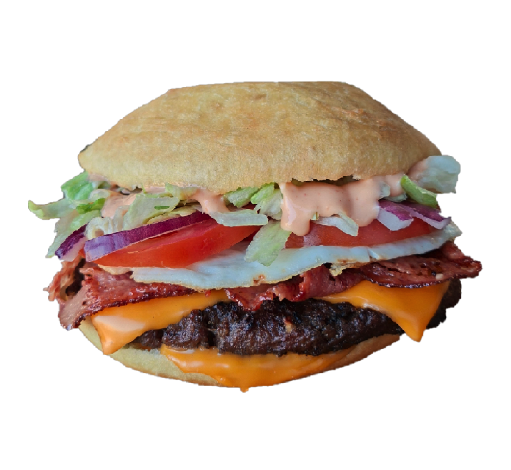Single Johnny Cake Burger image