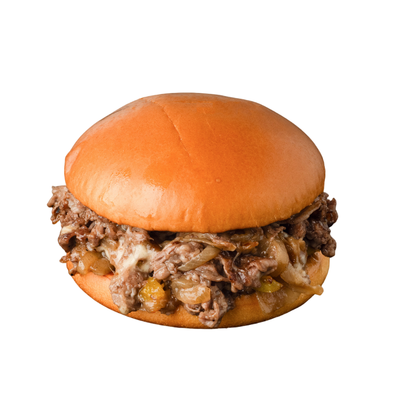 Philly cheese steak Burger image