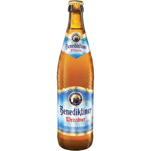 Benediktiner Weissbier ALKOHOLFREI 0,5l Flasche image